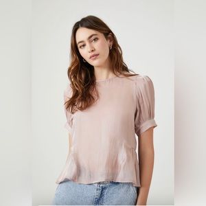 F21 Pale Pink Top So Beautiful ❤️👚🥰